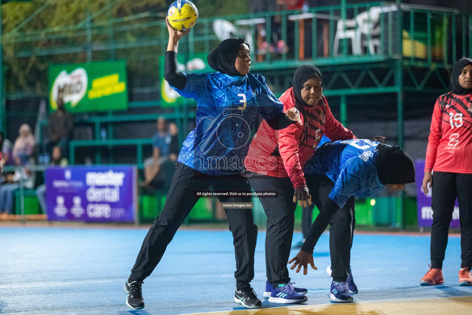 Day 2 of 6th MILO Handball Maldives Championship 2023, held in Handball ground, Male', Maldives on Friday, 21st May 2023 Photos: Nausham Waheed/ Images.mv