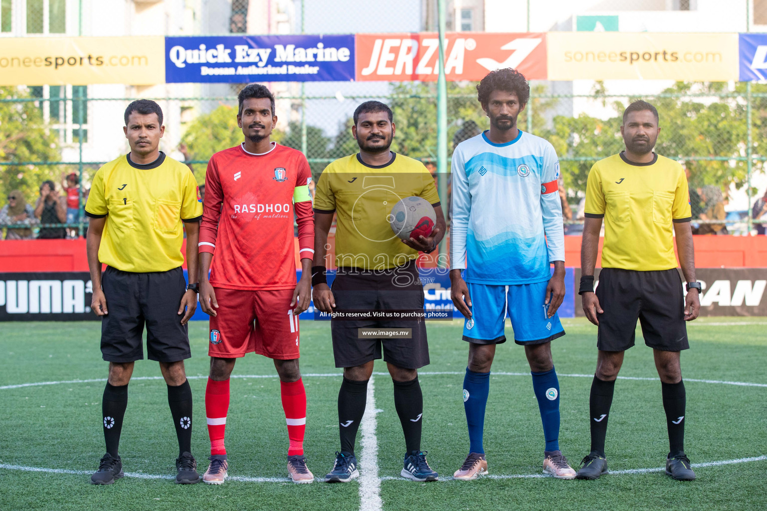 AA. Rasdhoo vs AA. Thoddoo in Day 7 of Golden Futsal Challenge 2023 on 11 February 2023 in Hulhumale, Male, Maldives