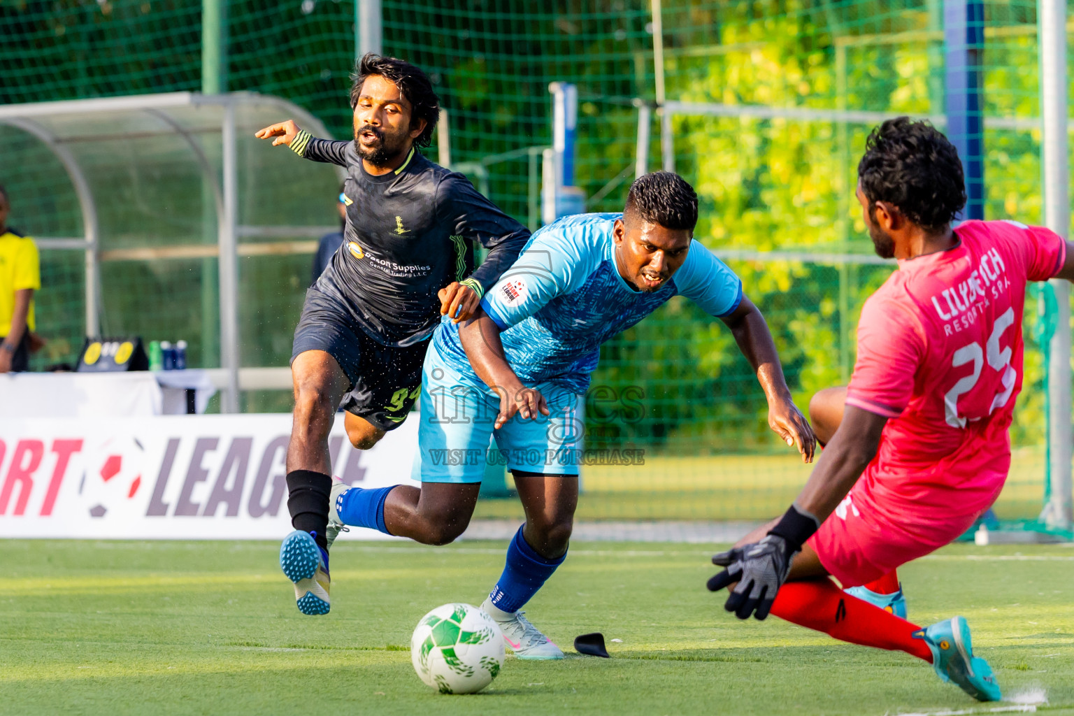 Kuramathi vs Lily Beach in Day 3 of Resort League 2025 (Ari Zone) was held on Sunday, 22nd June 2025 in Conrad Maldives Rangali Island, Alif Dhaalu Atoll, Maldives. Photos: Nausham Waheed / images.mv