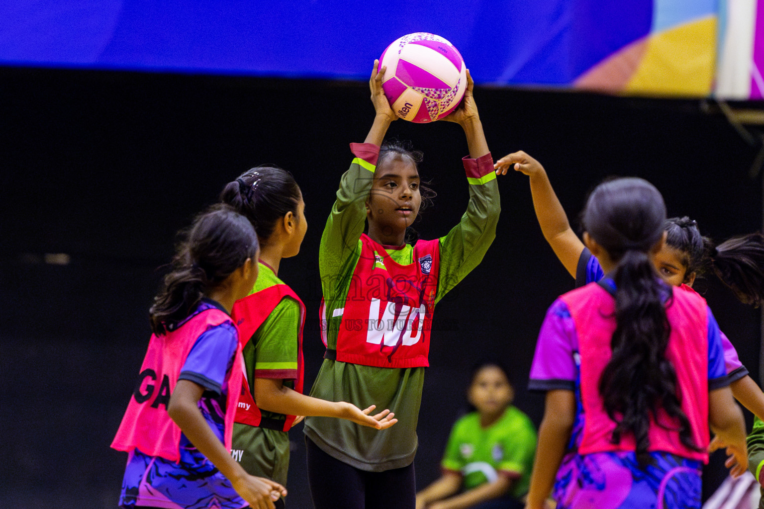 Netgen A vs N Sports Academy A in Day 3 of 3rd Netball Junior Championship, held at Social Center on Tuesday, 21st January 2025 . Photos: Nausham Waheed / images.mv