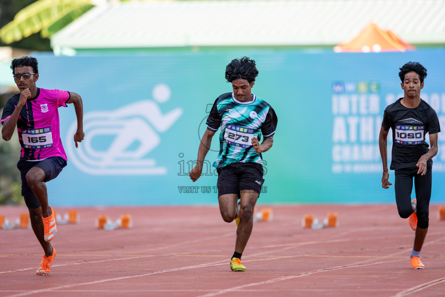 Day 1 of MWSC Interschool Athletics Championships 2024 held in Hulhumale Running Track, Hulhumale, Maldives on Saturday, 9th November 2024. Photos by: Ismail Thoriq / Images.mv