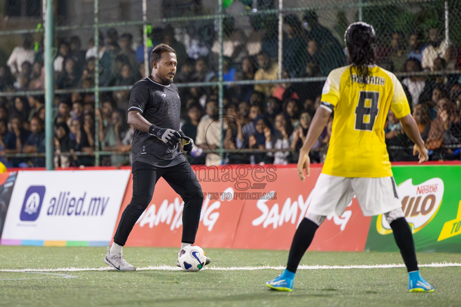 RRC vs MPL in Semi Finals of Club Maldives Cup 2024 held in Rehendi Futsal Ground, Hulhumale', Maldives on Monday, 14th October 2024. Photos: Ismail Thoriq / images.mv