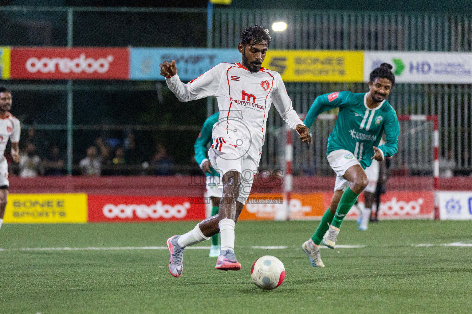 S Maradhoofeydhoo vs S Feydhoo in Day 18 of Golden Futsal Challenge 2024 was held on Thursday, 1st February 2024, in Hulhumale', Maldives Photos: Nausham Waheed, / images.mv