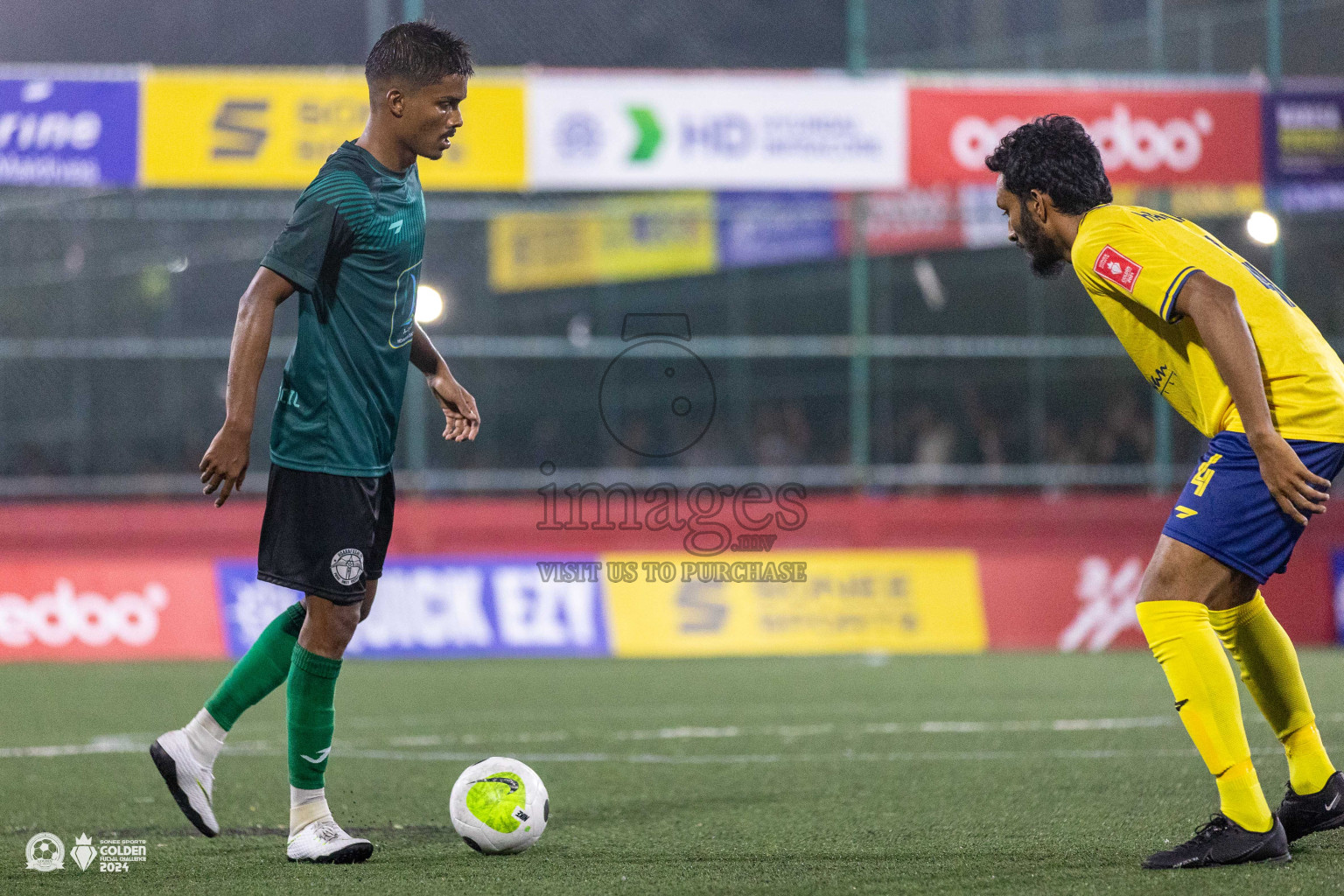 HA Hoarafushi vs HA Thakandhoo in Day 1 of Golden Futsal Challenge 2024 was held on Monday, 15th January 2024, in Hulhumale', Maldives Photos: Ismail Thoriq / images.mv