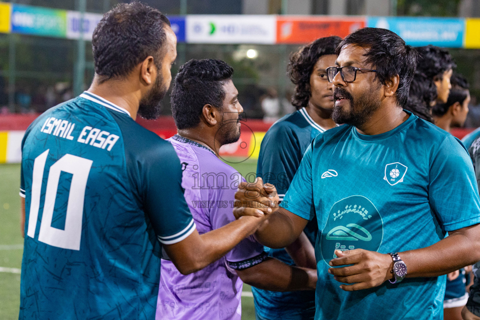 R Dhuvaafaru vs R Alifushi in Golden Futsal Challenge 2024 was held on Tuesday, 16th January 2024, in Hulhumale', Maldives
Photos: Ismail Thoriq / images.mv