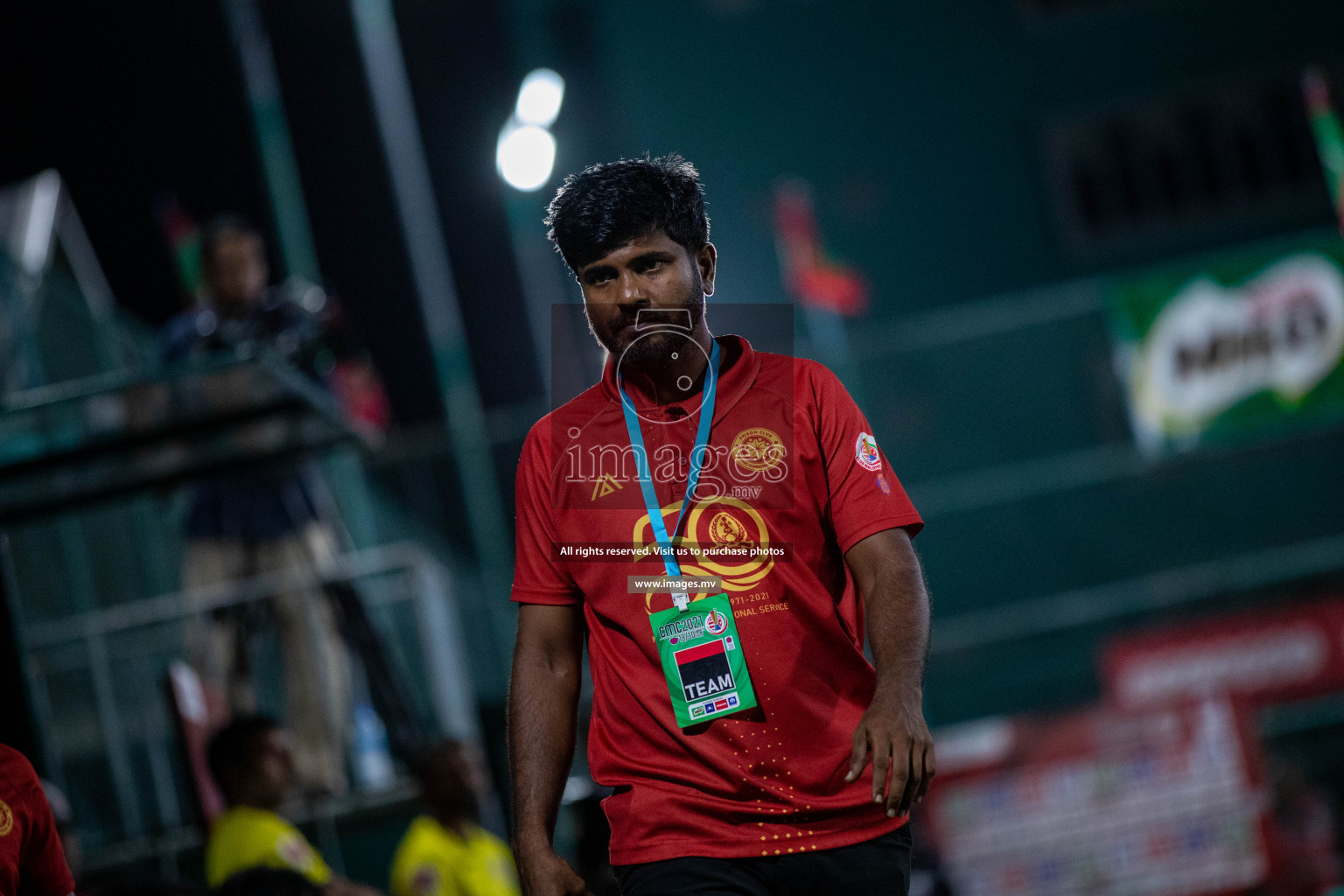 Prison Club vs MACL in the Quarter Finals of Club Maldives 2021 held at Hulhumale;, on 12th December 2021 Photos: Ismail Thoriq / images.mv