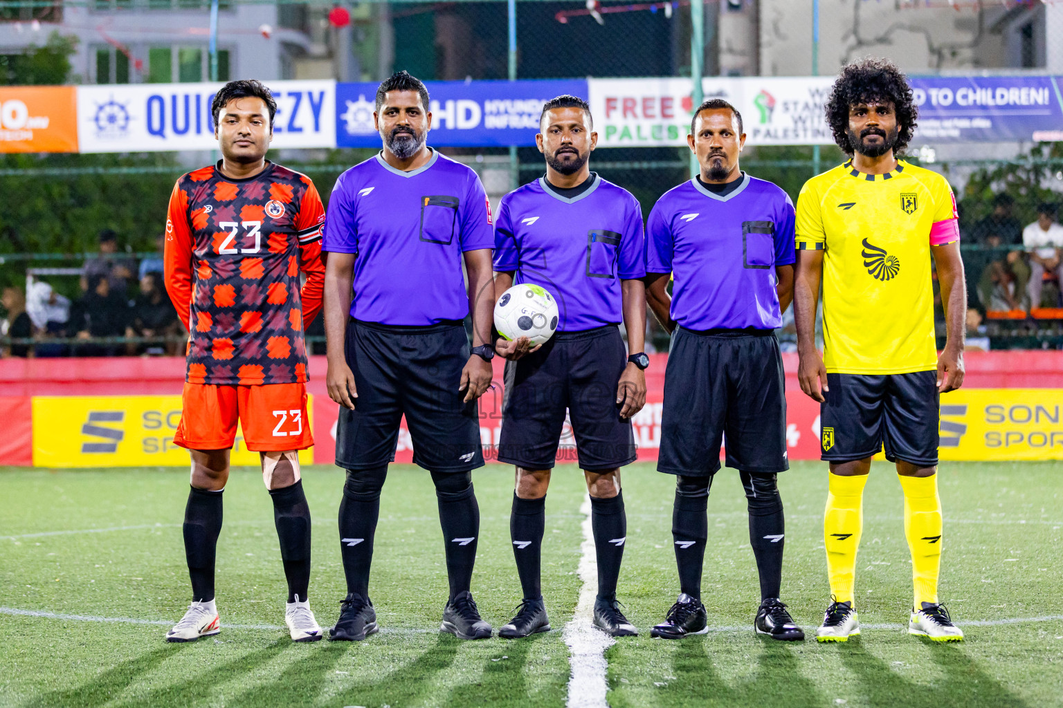 Lh Naifaru vs Lh Hinnavaru in Day 24 of Golden Futsal Challenge 2024 was held on Wednesday  , 7th February 2024 in Hulhumale', Maldives Photos: Nausham Waheed / images.mv