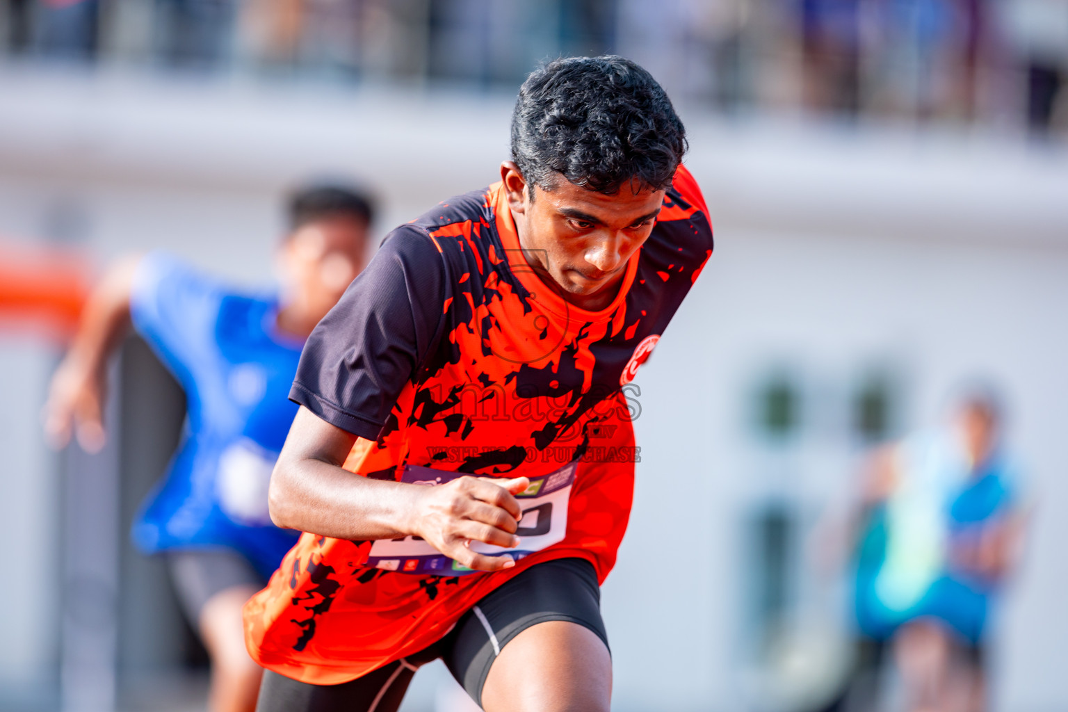 Day 6 of MWSC Interschool Athletics Championships 2024 held in Hulhumale Running Track, Hulhumale, Maldives on Thursday, 14th November 2024. Photos by: Nausham Waheed / Images.mv