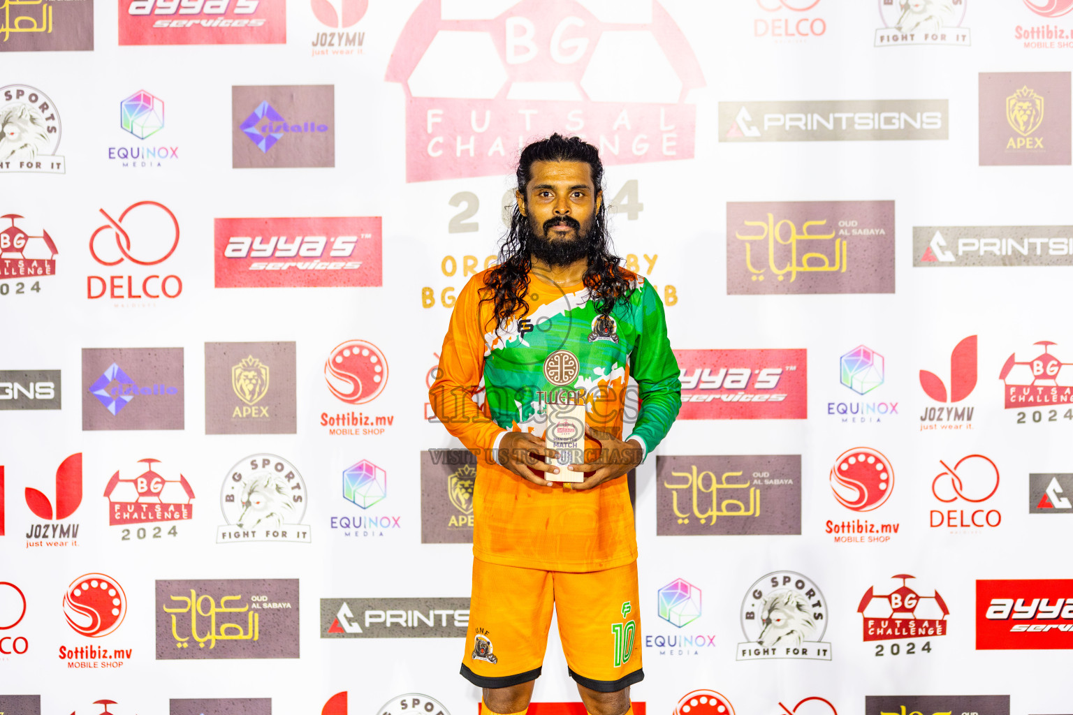 UNF vs Holiday SC in Day 8 of BG Futsal Challenge 2024 was held on Tuesday, 19th March 2024, in Male', Maldives Photos: Nausham Waheed / images.mv