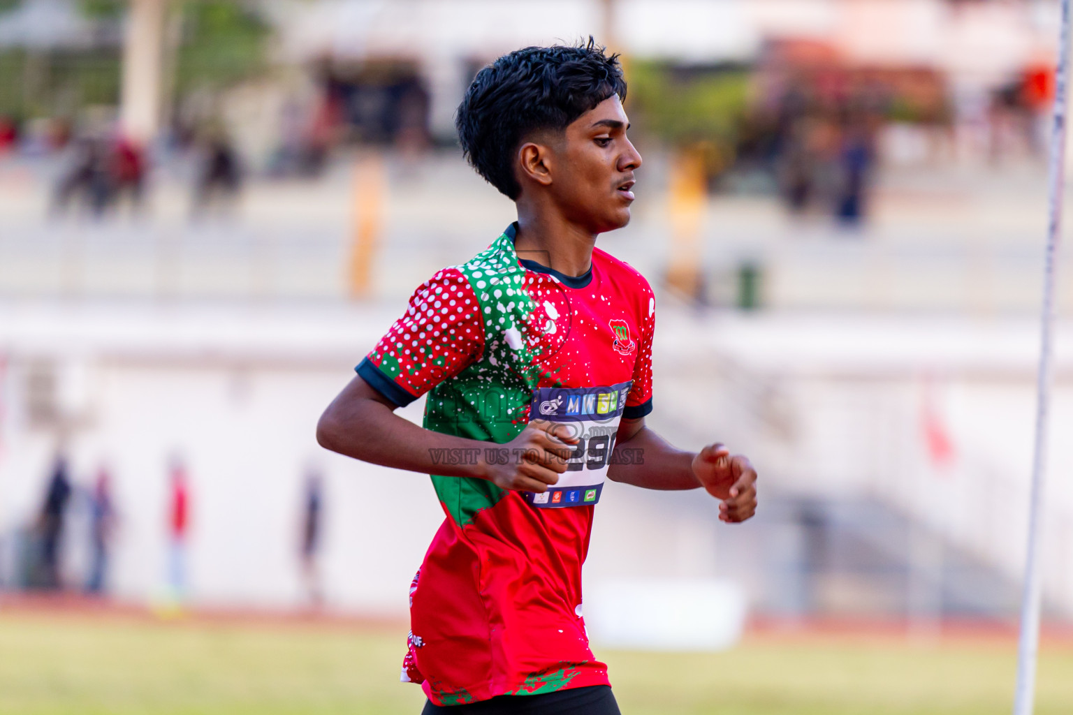 Day 3 of MWSC Interschool Athletics Championships 2024 held in Hulhumale Running Track, Hulhumale, Maldives on Monday, 11th November 2024. Photos by: Nausham Waheed / Images.mv