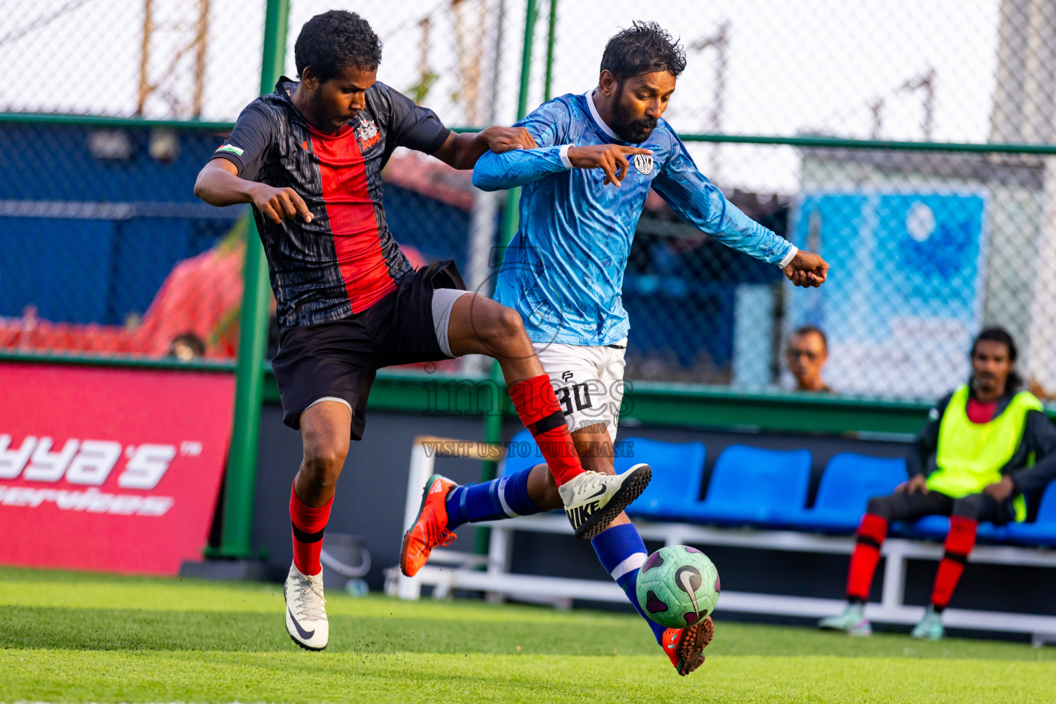 Bows vs Holiday SC in Day 10 of BG Futsal Challenge 2024 was held on Thursday, 21st March 2024, in Male', Maldives Photos: Nausham Waheed / images.mv