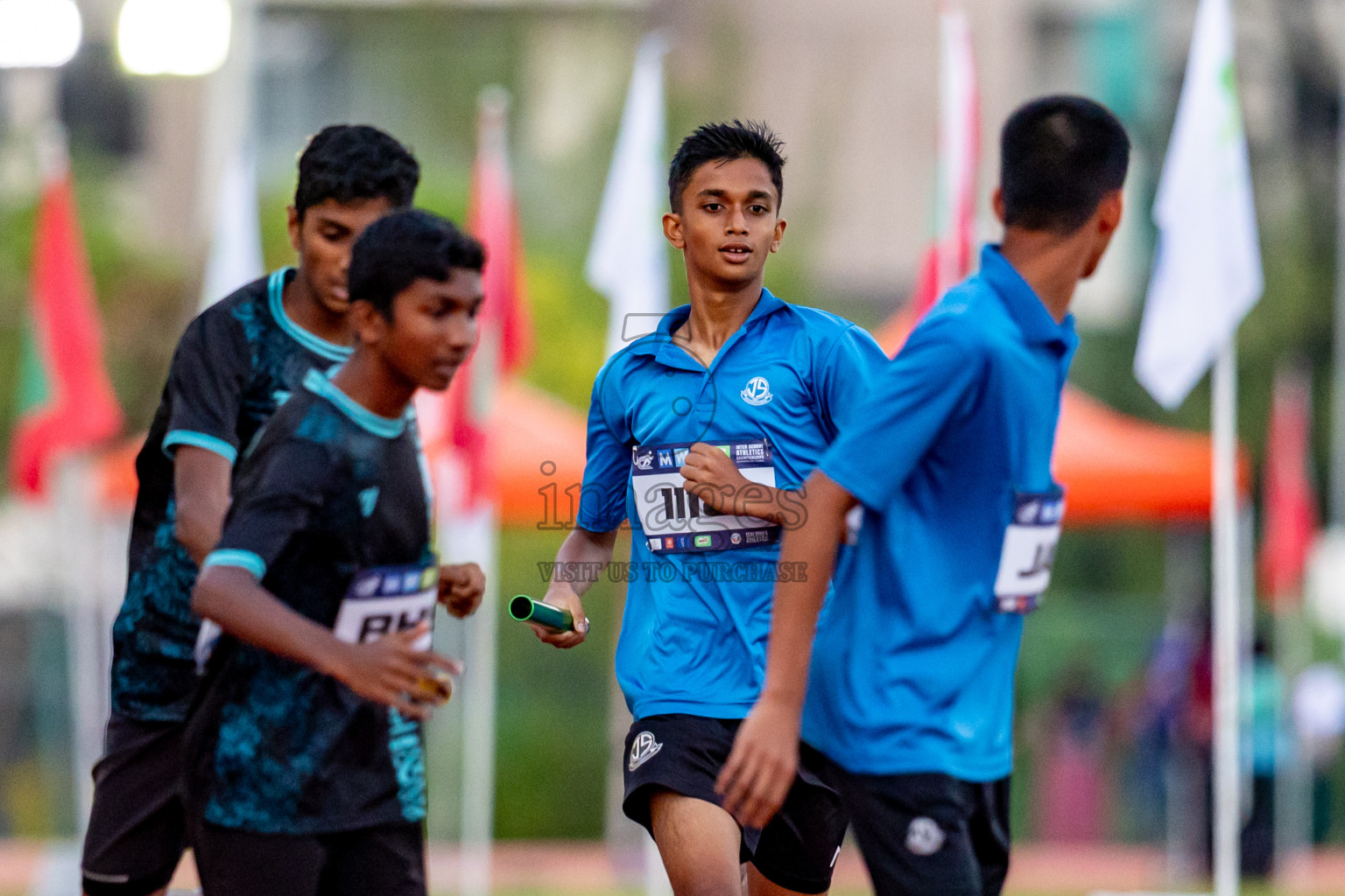 Day 4 of MWSC Interschool Athletics Championships 2024 held in Hulhumale Running Track, Hulhumale, Maldives on Tuesday, 12th November 2024. Photos by: Nausham Waheed / Images.mv