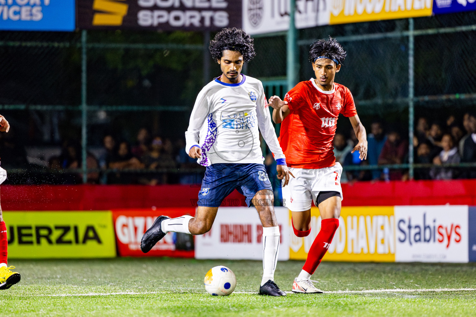 K Guraidhoo vs K Kaashidhoo in Day 10 of Golden Futsal Challenge 2025 was held on Tuesday, 14th January 2025, in Hulhumale', Maldives Photos: Nausham Waheed / images.mv