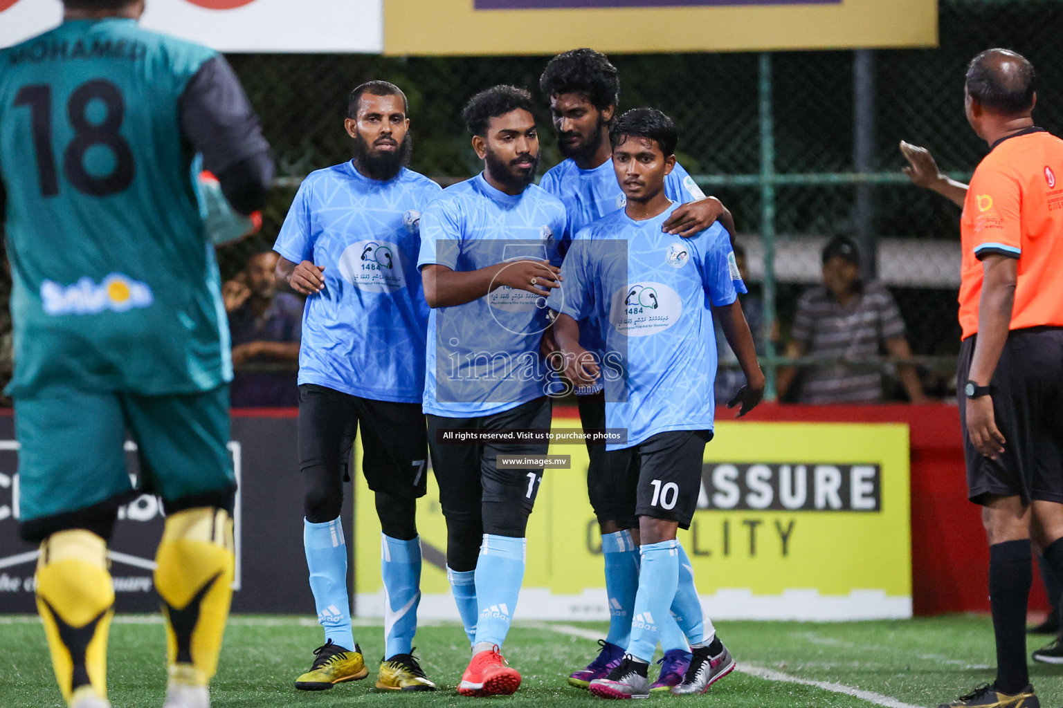 Team DJA vs Thauleemee Gulhun in Club Maldives Cup Classic 2023 held in Hulhumale, Maldives, on Monday, 24th July 2023 Photos: Nausham Waheed/ images.mv