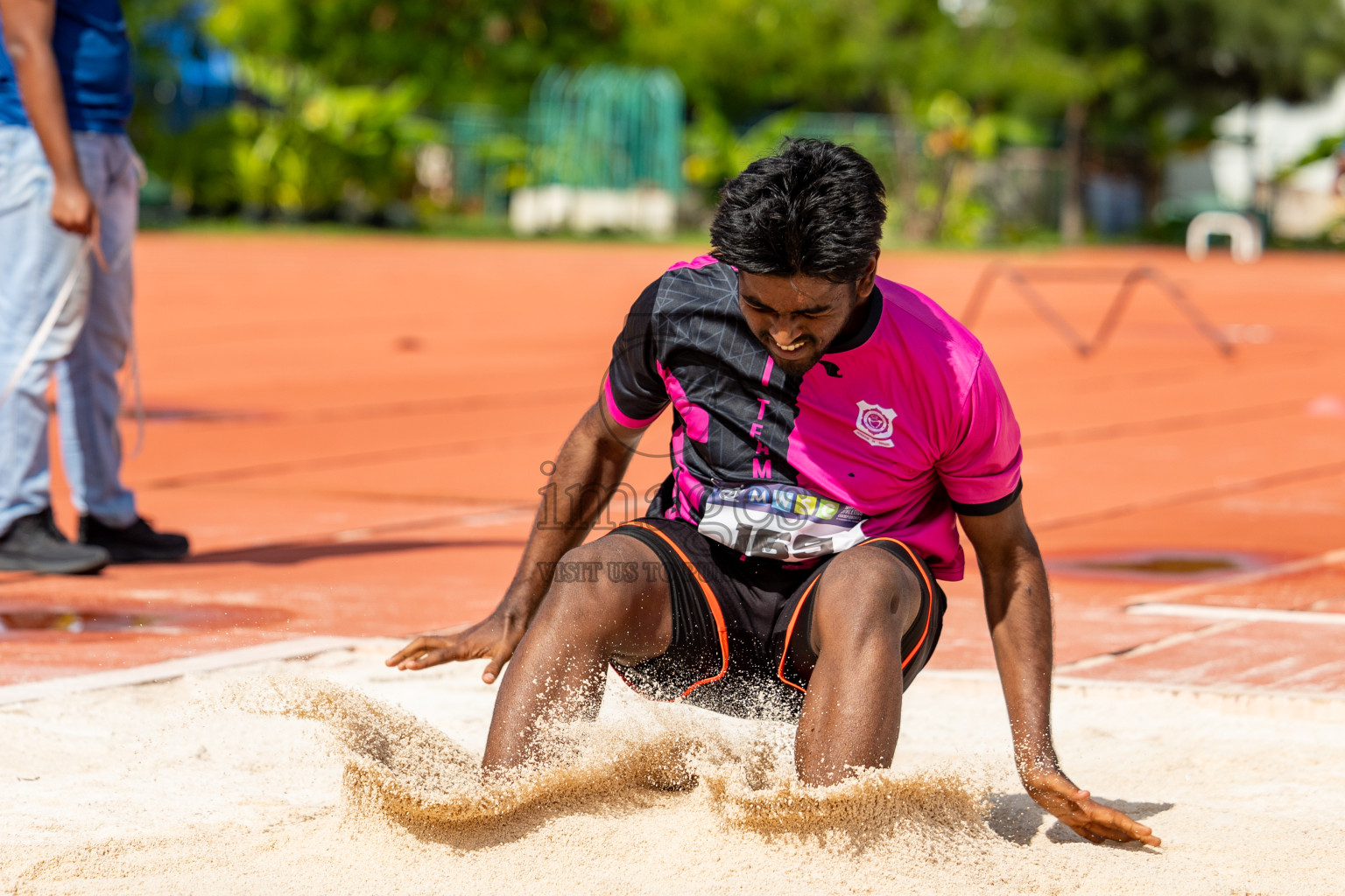 Day 2 of MWSC Interschool Athletics Championships 2024 held in Hulhumale Running Track, Hulhumale, Maldives on Sunday, 10th November 2024. 
Photos by:  Hassan Simah / Images.mv