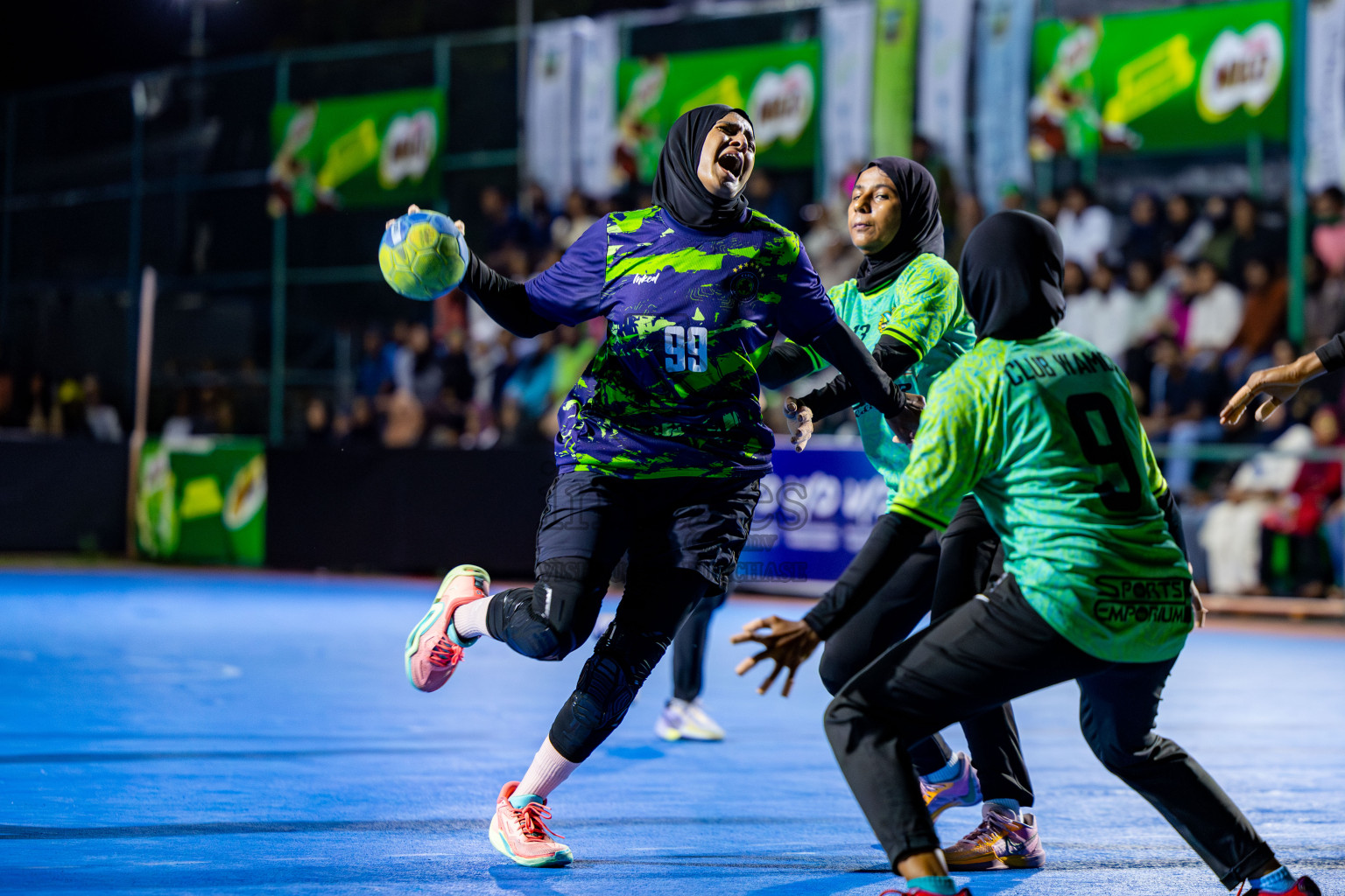 1st Division Final of 8th Inter-Office/Company Handball Tournament 2024, held in Handball ground, Male', Maldives on Tuesday, 11th September 2024 Photos: Nausham Waheed/ Images.mv