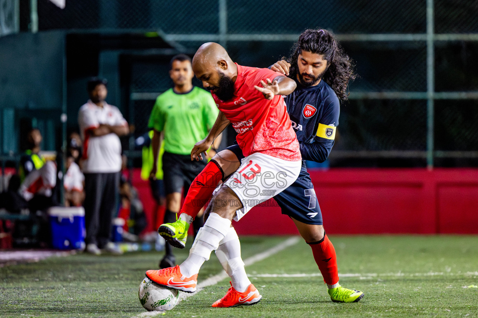 Sheesha vs Trade Club in Day 5 of Office League 2025 was held on Sunday, 20th April 2025 in Hulhumale', Maldives. Photos: Nausham Waheed  / images.mv