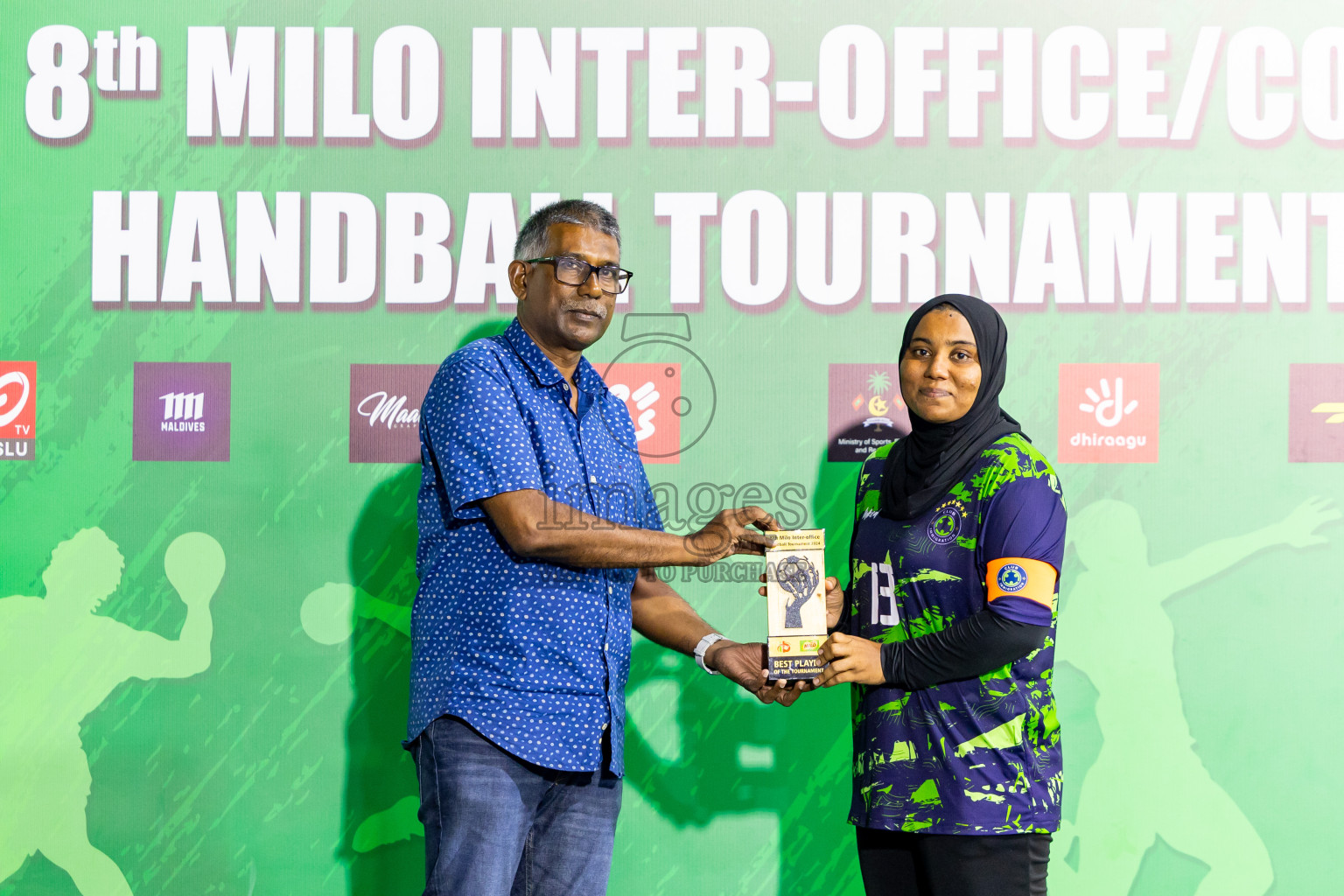 1st Division Final of 8th Inter-Office/Company Handball Tournament 2024, held in Handball ground, Male', Maldives on Tuesday, 11th September 2024 Photos: Nausham Waheed/ Images.mv