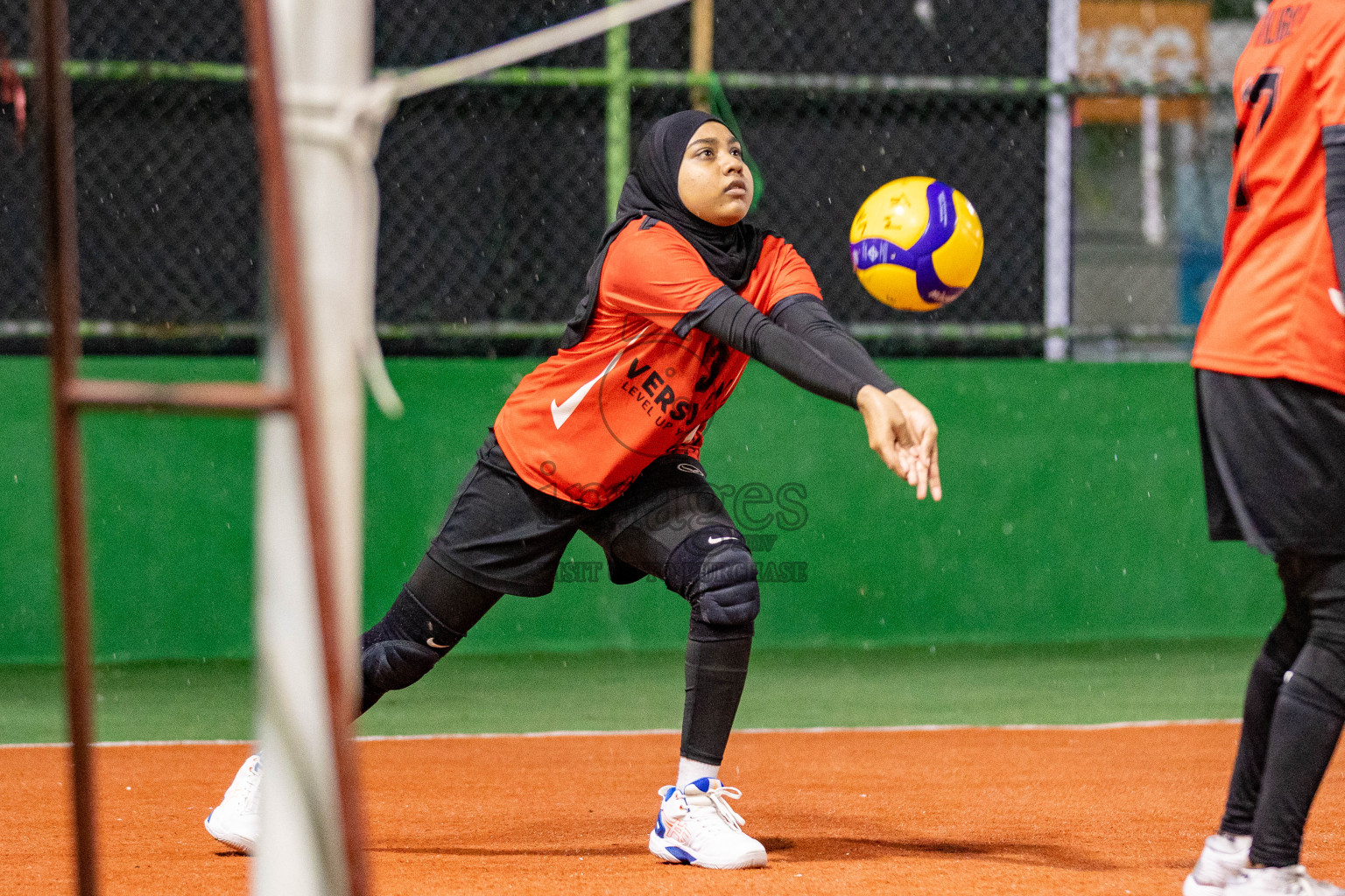 Vilingili Z. Jamiyya vs Alma Sports Club in Milo National Junior Volleyball Championship 2025 Day 2 was held on Sunday, 23rd November 2025 at Ekuveni Turf Court Male', Maldives. Photos: Areef Adam / images.mv