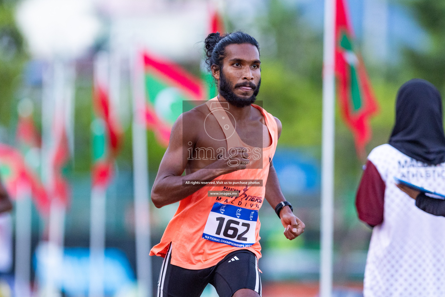 Day 1 of National Athletics Championship 2023 was held in Ekuveni Track at Male', Maldives on Thursday 23rd November 2023. Photos: Nausham Waheed / images.mv