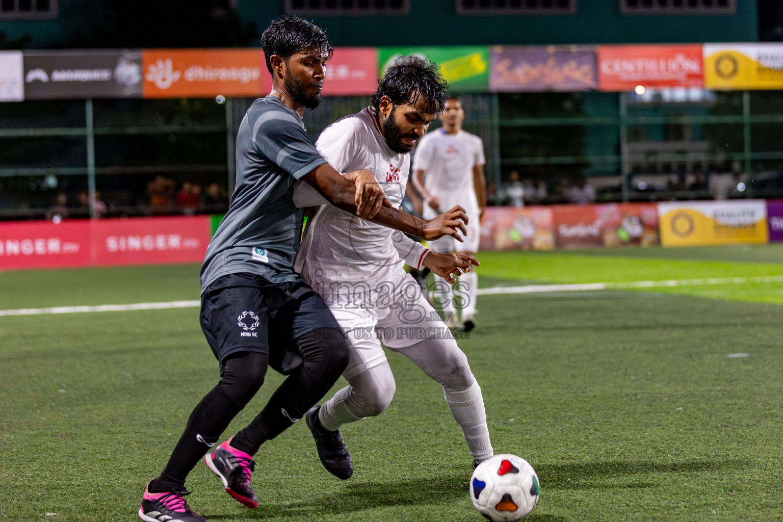 CRIMINAL COURT vs MIRA RC in Club Maldives Classic 2024 held in Rehendi Futsal Ground, Hulhumale', Maldives on Wednesday, 11th September 2024. 
Photos: Hassan Simah / images.mv