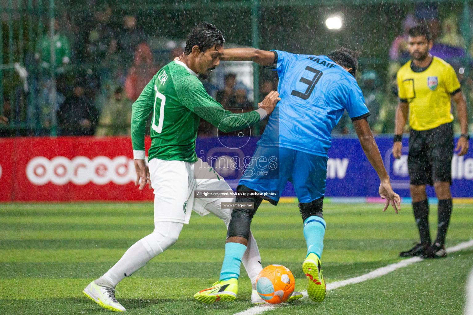 Team FSM vs Club HDC in the Quarter Finals of Club Maldives 2021 held at Hulhumale;, on 12th December 2021 Photos: Nasam / images.mv