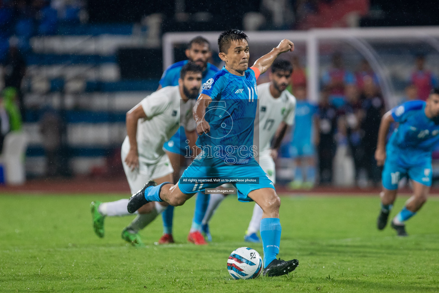 India vs Pakistan in the opening match of SAFF Championship 2023 held in Sree Kanteerava Stadium, Bengaluru, India, on Wednesday, 21st June 2023. Photos: Nausham Waheed / images.mv