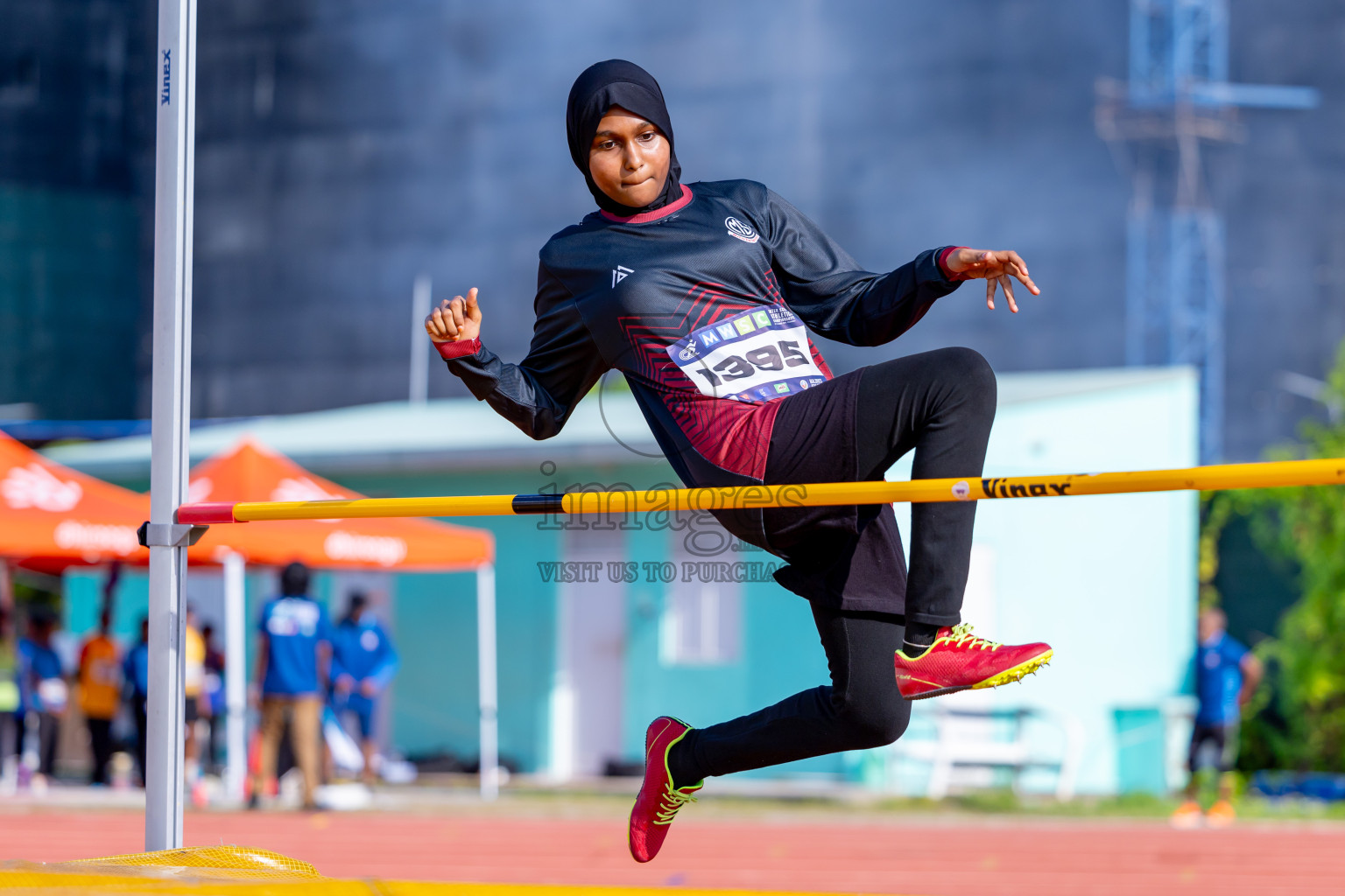 Day 4 of MWSC Interschool Athletics Championships 2024 held in Hulhumale Running Track, Hulhumale, Maldives on Tuesday, 12th November 2024. Photos by: Nausham Waheed / Images.mv