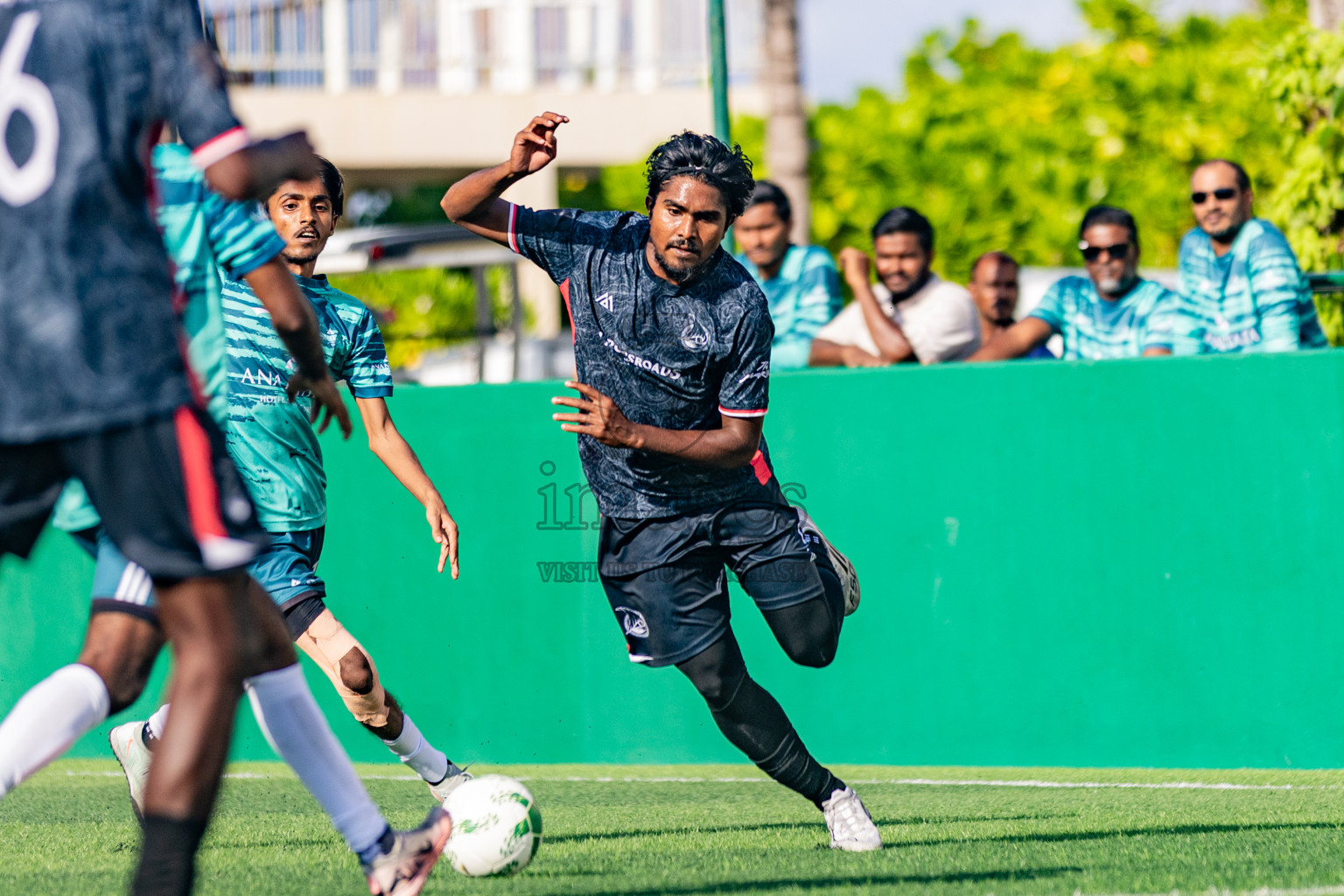 The Marina vs Anantara in Resort League 2025 (South Male Zone) was held on Sunday, 28th September 2025 in Crossroads's Maldives, Photos: Areef Adam / images.mv