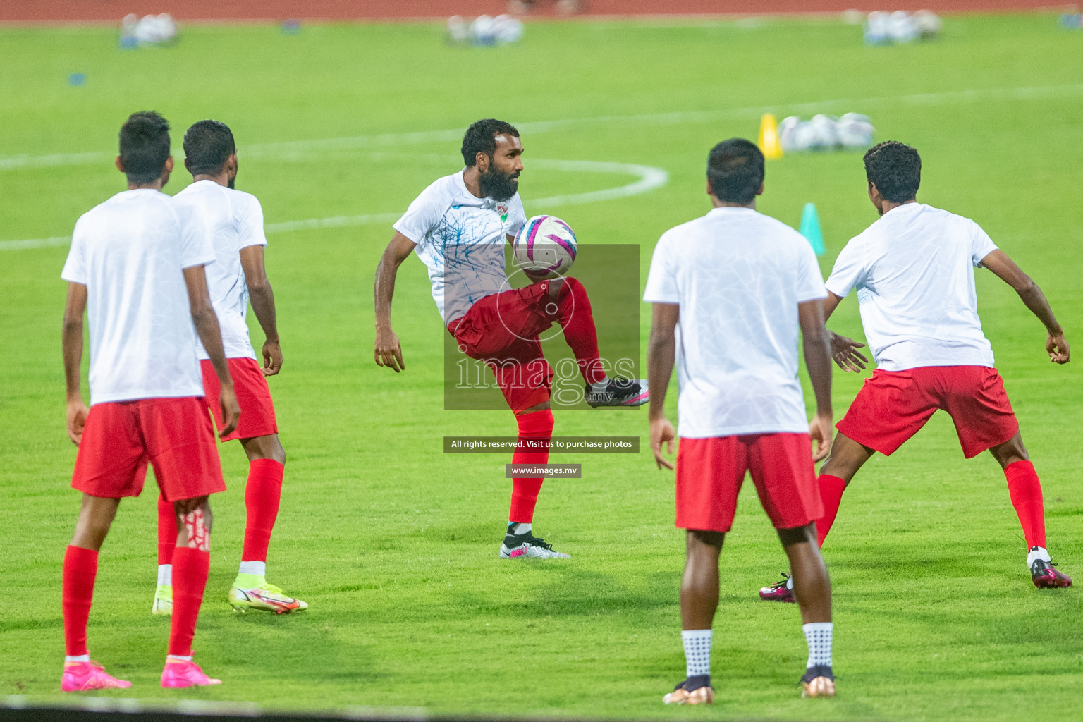 Maldives vs Bhutan in SAFF Championship 2023 held in Sree Kanteerava Stadium, Bengaluru, India, on Wednesday, 22nd June 2023. Photos: Nausham Waheed / images.mv