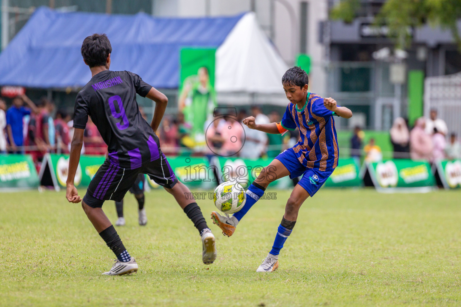 Day 2 of MILO Academy Championship 2025 (U14) was held on Friday, 31st October 2025 at Henveiru Football Grounds, Male', Maldives . 
Photos: Hassan Simah / images.mv