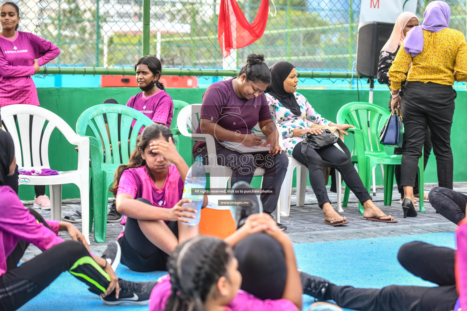 Day 10 of Junior Netball Championship 2022 held in Male', Maldives. Photos by Nausham Waheed