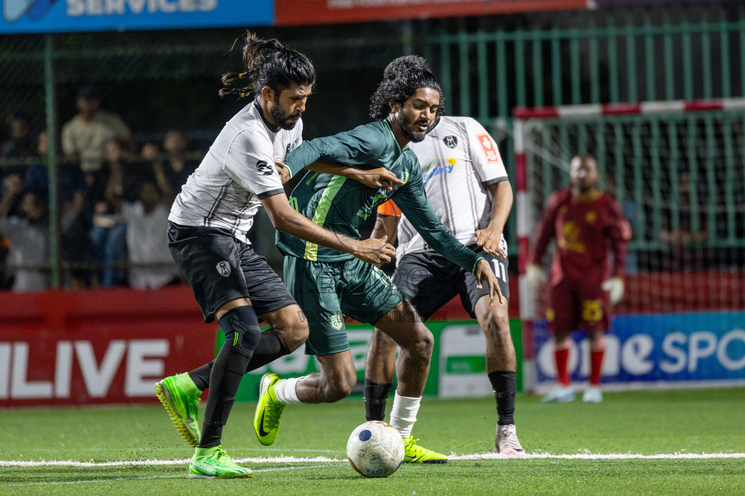 N Miladhoo vs Sh Milandhoo in zone round on Day 29 of Golden Futsal Challenge 2025 was held on Sunday , 2nd February 2025, in Hulhumale', Maldives. Photos: Shuu Abdul Sattar / images.mv
