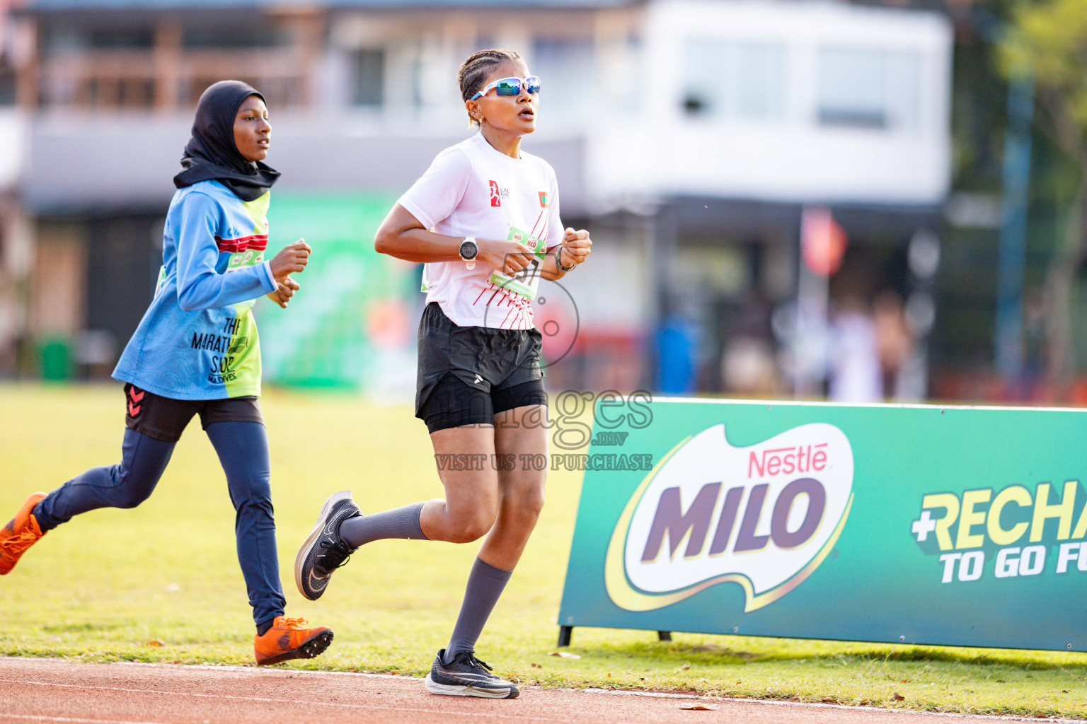 Day 2 of 12th Milo Association Championships was held in Ekuveni Track at Male', Maldives on Friday, 25th April 2025. 
Photos: Hassan Simah / images.mv