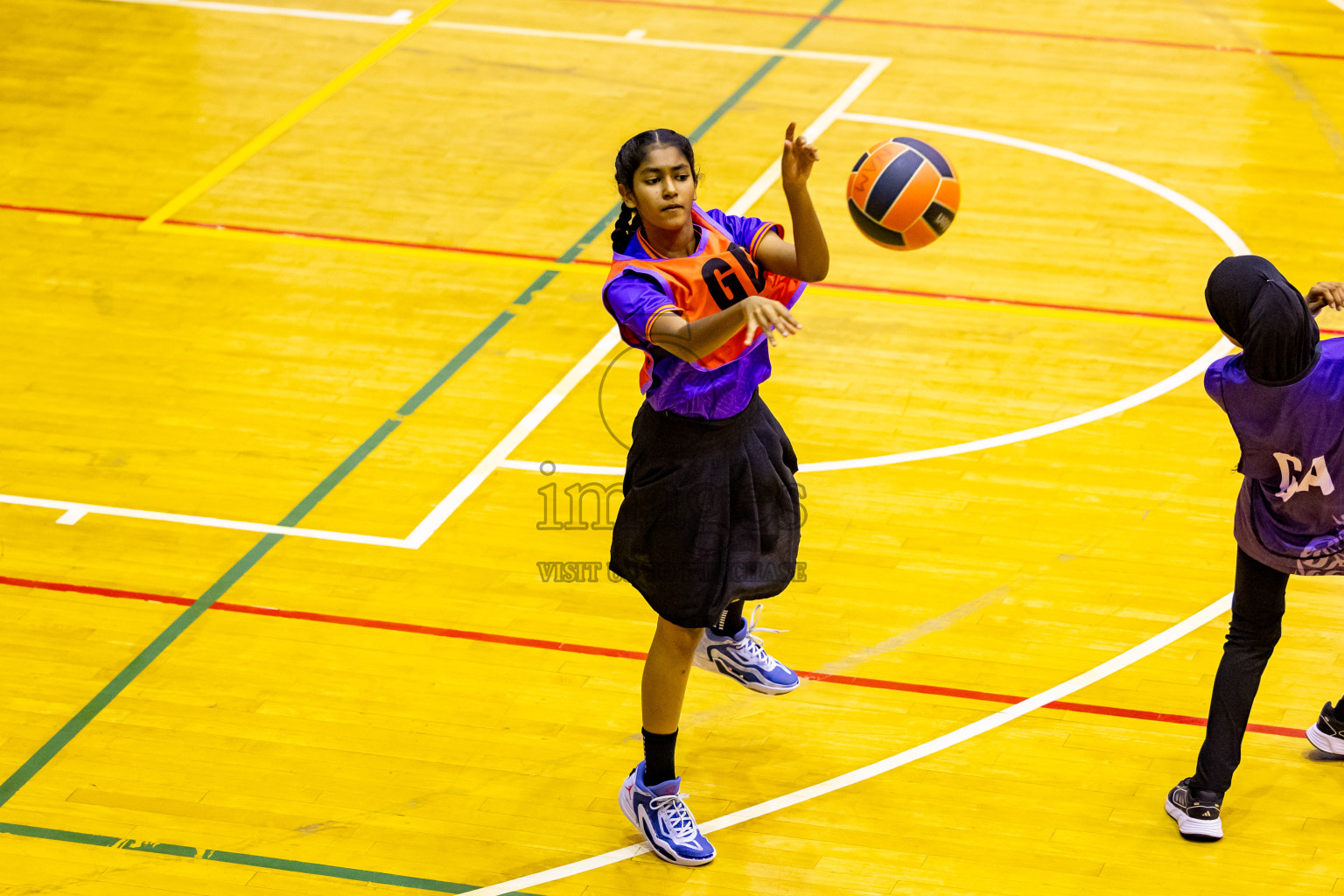 Day 13 of 25th Inter-School Netball Tournament was held in Social Center at Male', Maldives on Saturday, 24th August 2024. Photos: Nausham Waheed / images.mv