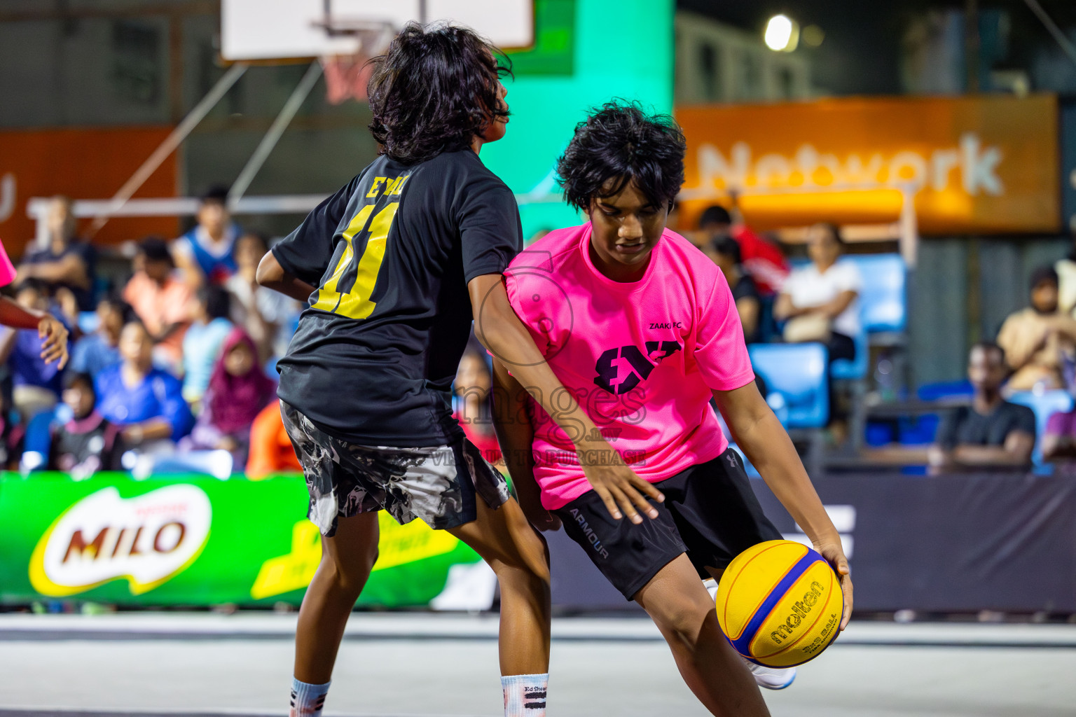 Day 7 of MILO Ramadan 3x3 Challenge 2024 was held in Ekuveni Outdoor Basketball Court at Male', Maldives on Monday, 18th March 2024.
Photos: Mohamed Mahfooz Moosa / images.mv