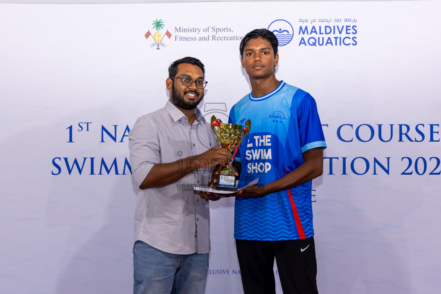 Closing Ceremony of 1st National Short Course Swimming Competition held in Hulhumale', Maldives on Thursday, 19th June 2025. Photos: Nausham Waheed / images.mv