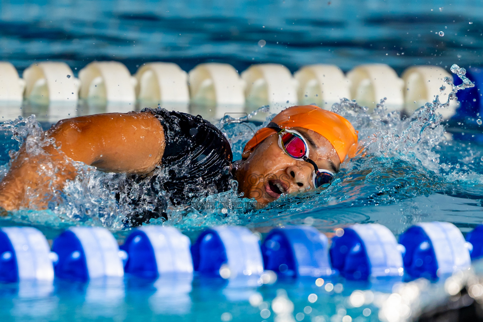 Day 1 of National Swimming Competition 2024 held in Hulhumale', Maldives on Friday, 13th December 2024. Photos: Nausham Waheed / images.mv