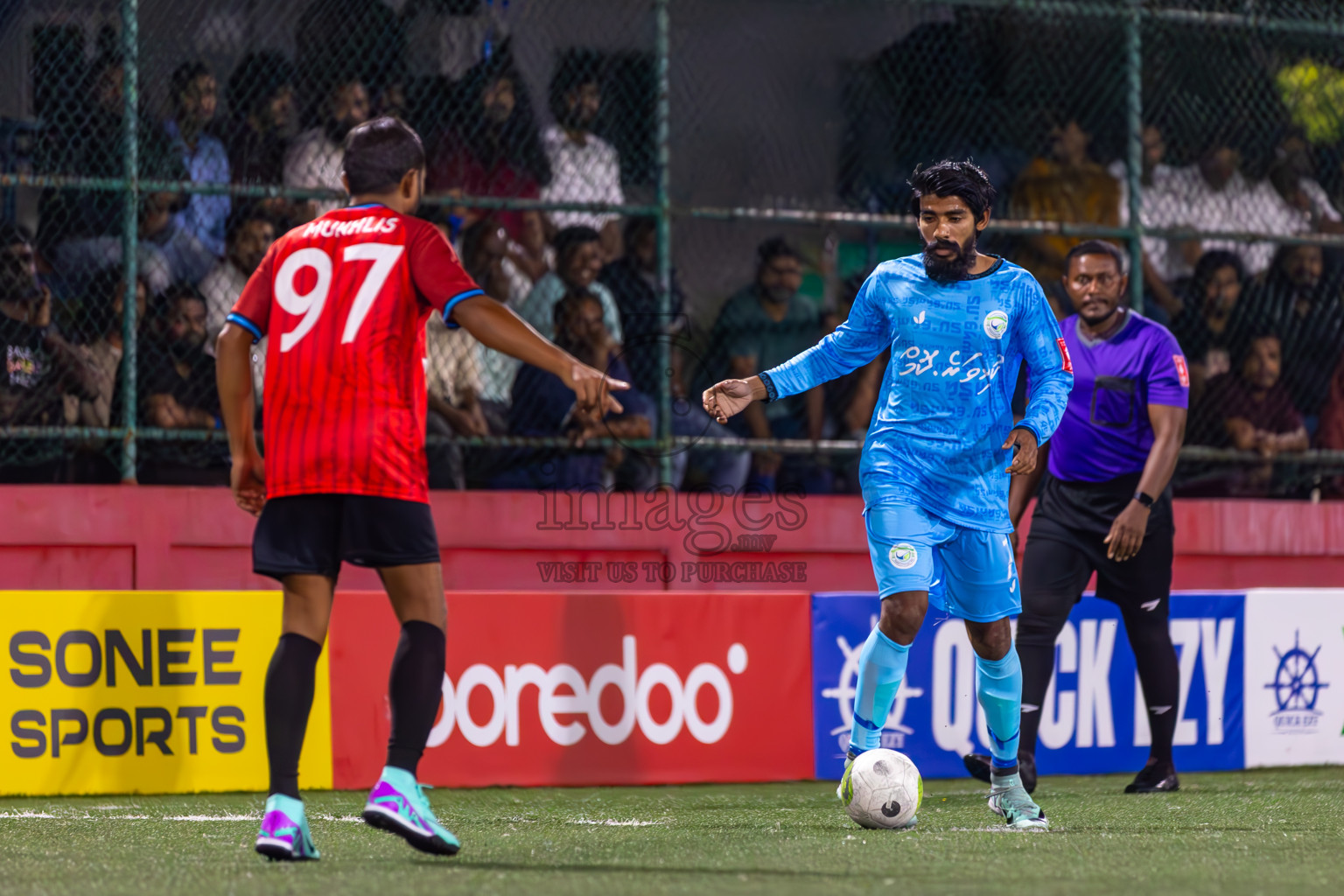 GA Villingili vs GA Kolamaafushi in Day 10 of Golden Futsal Challenge 2024 was held on Tuesday, 23rd January 2024, in Hulhumale', Maldives
Photos: Ismail Thoriq / images.mv