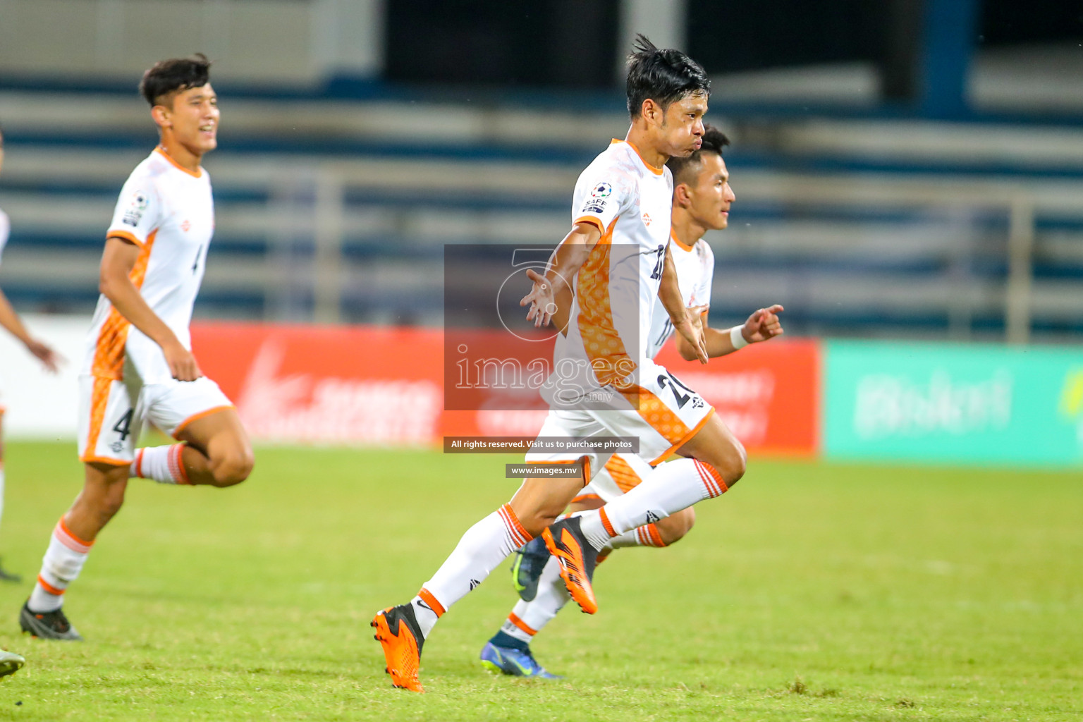 Bhutan vs Bangladesh in SAFF Championship 2023 held in Sree Kanteerava Stadium, Bengaluru, India, on Wednesday, 28th June 2023. Photos: Nausham Waheed, Hassan Simah / images.mv