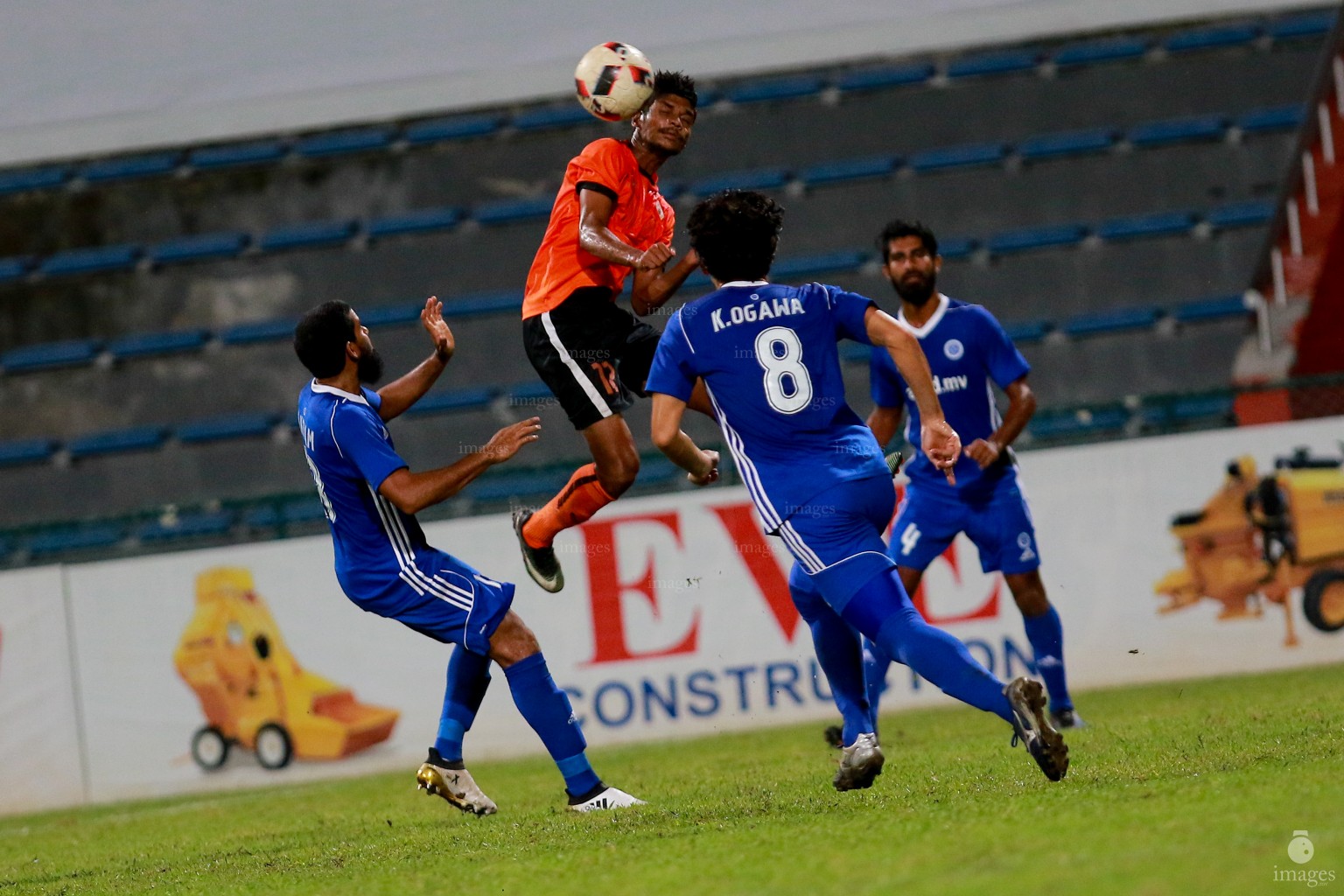 Club Eagles vs New Radiant Sports Club in the first round of STO Male League. Male , Maldives. Sunday 7 May 2017. (Images.mv Photo/ Abdulla Abeedh).