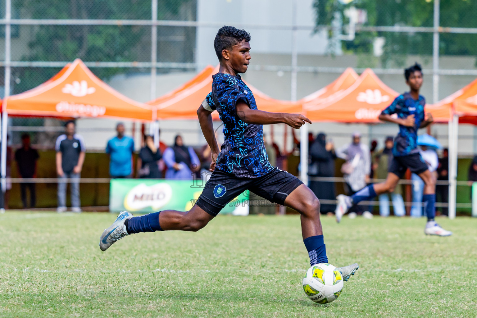 Day 2 of MILO Academy Championship 2024 Under 14 held in Henveyru Stadium, Male', Maldives on Friday, 1st November 2024. Photos: Nausham Waheed / Images.mv