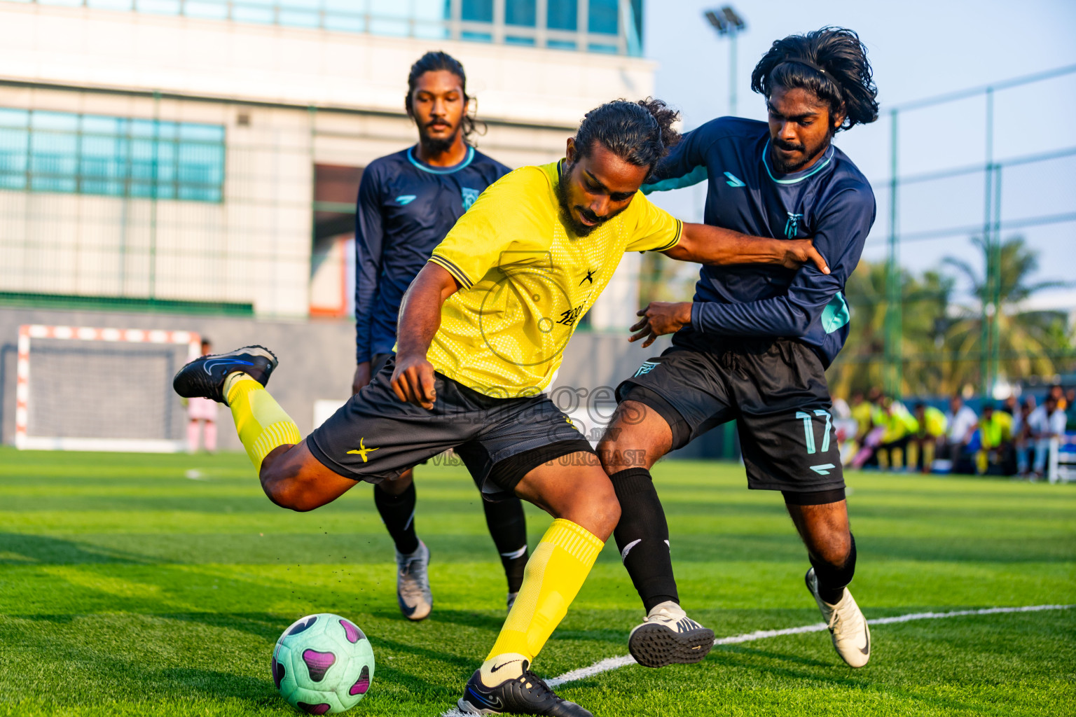 Nova SC vs Xephyrs in Day 5 of BG Futsal Challenge 2024 was held on Saturday, 16th March 2024, in Male', Maldives Photos: Nausham Waheed / images.mv