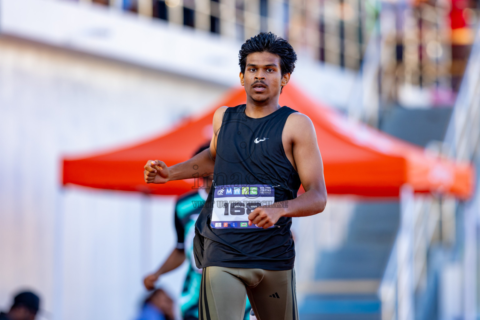 Day 4 of MWSC Interschool Athletics Championships 2024 held in Hulhumale Running Track, Hulhumale, Maldives on Tuesday, 12th November 2024. Photos by: Nausham Waheed / Images.mv