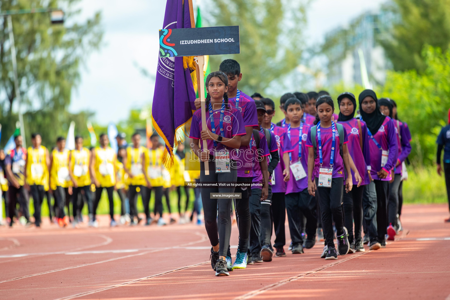 Day one of Inter School Athletics Championship 2023 was held at Hulhumale' Running Track at Hulhumale', Maldives on Saturday, 14th May 2023. Photos: Nausham Waheed / images.mv