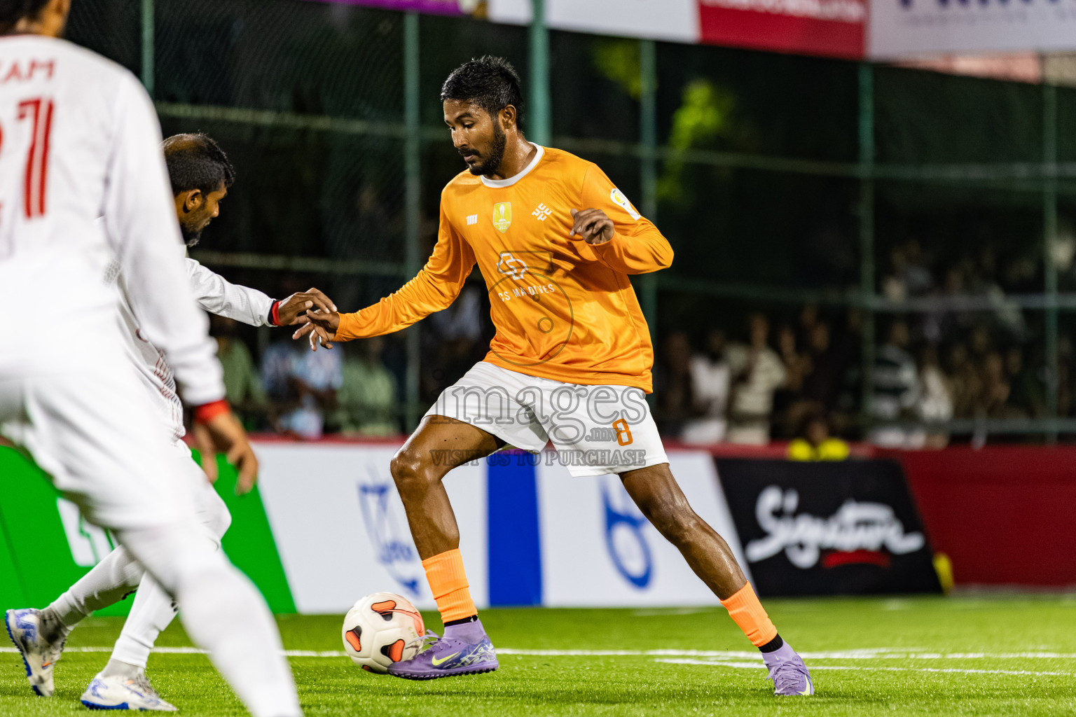 CC Sports Club vs Team Kaashidhoo in Kings Cup of Club Maldives Cup 2025 held in Rehendi Futsal Ground, Hulhumale', Maldives on Monday, 1st September 2025. Photos: Areef, Yasna / images.mv