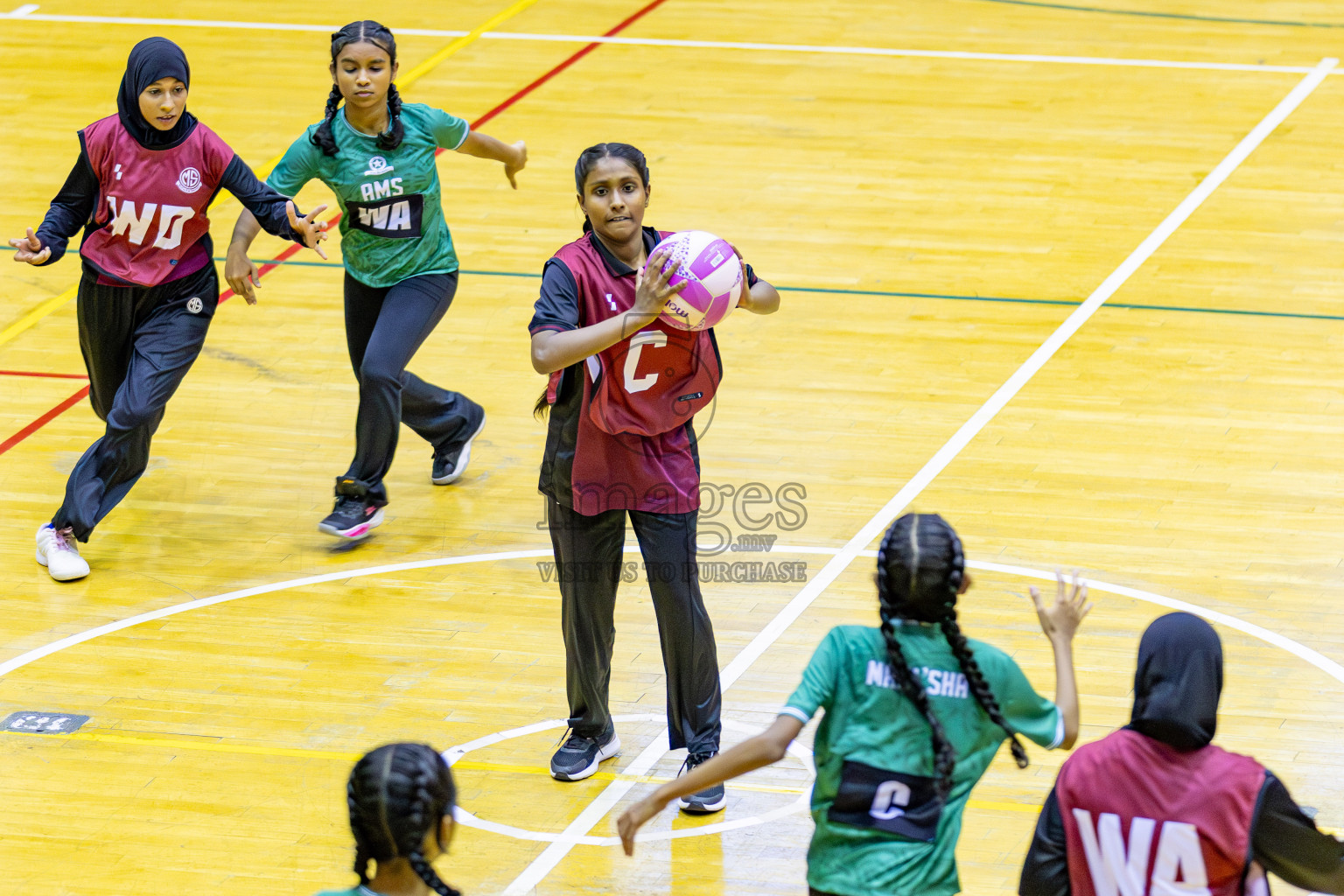 Day 4 of Inter-School Netball Tournament 2025 was held in Social Center Indoor Hall on Tuesday, 21th October 2025. Photos: Areef Adam / images.mv