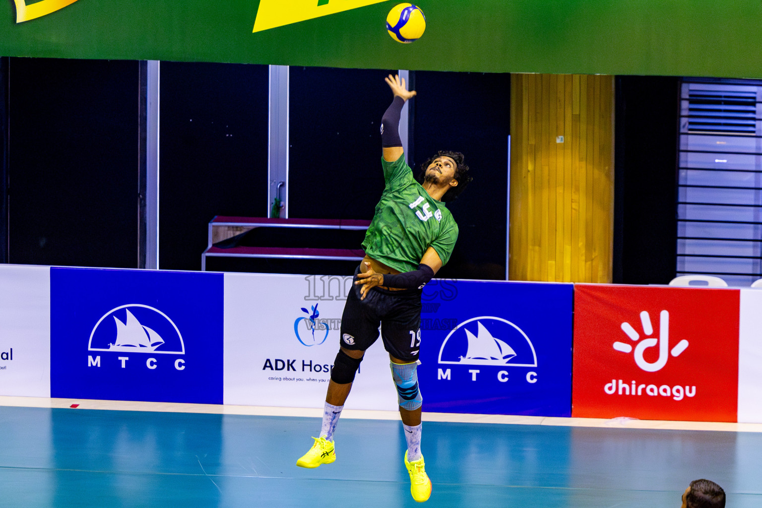 Police Club vs Club HDC in Semi Final of MILO VAM Cup 2024 Men's Division was held in Social Center Indoor Hall on Friday, 1st September 2024. Photos: Nausham Waheed / images.mv