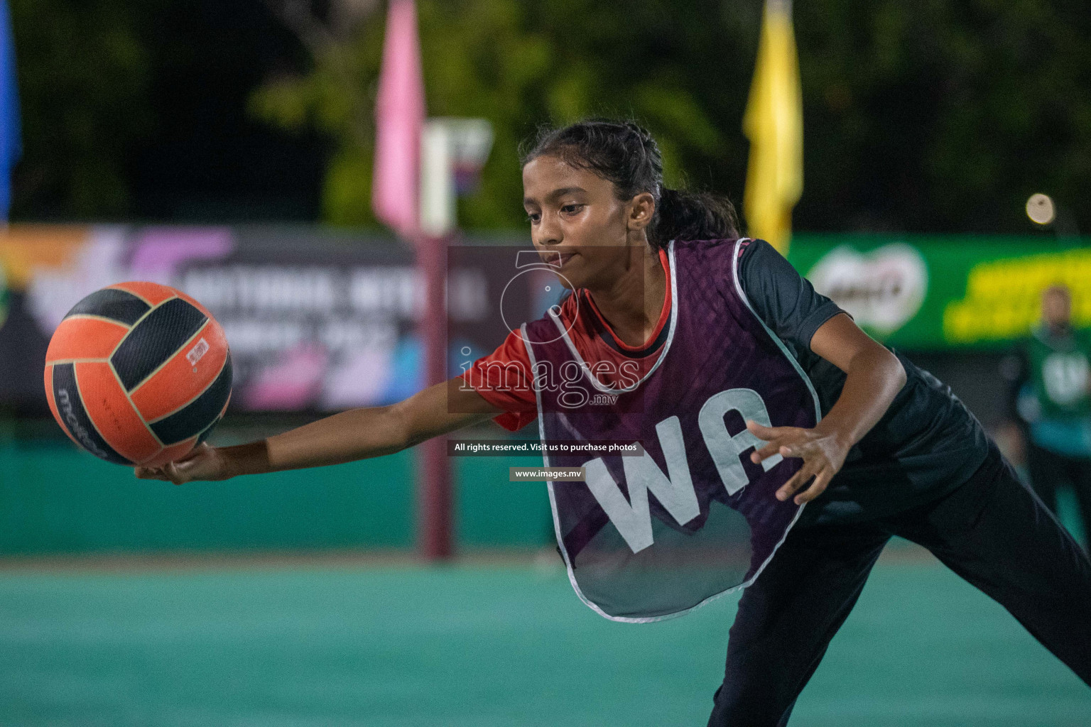 Day 2 of 20th Milo National Netball Tournament 2023, held in Synthetic Netball Court, Male', Maldives on 30th May 2023 Photos: Nausham Waheed/ Images.mv