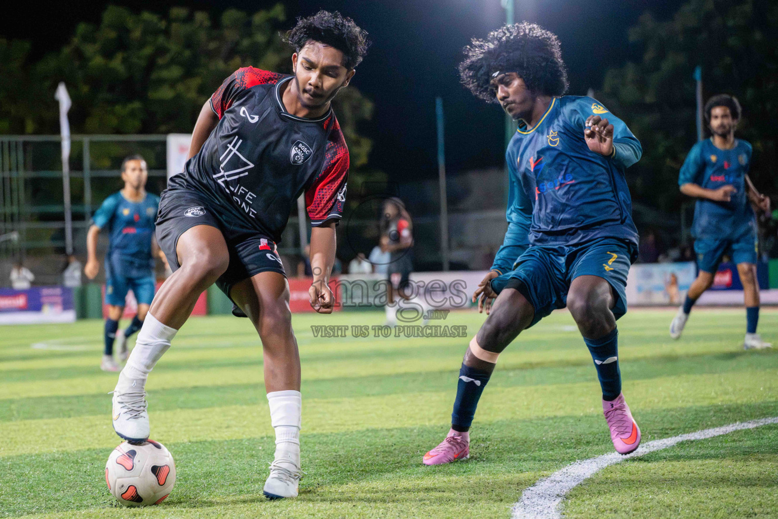 G Star SC VS BGSC in Day 1 - Fonadhoo Youth Futsal Challenge 2025 was held in Fonadhoo Futsal Stadium, L. Fonadhoo, Maldives on Sunday, 26th October 2025 Photos: Arif Rasheed / images.mv